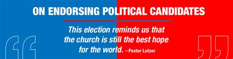 On Endorsing Political Candidates Blog Moody Church Media