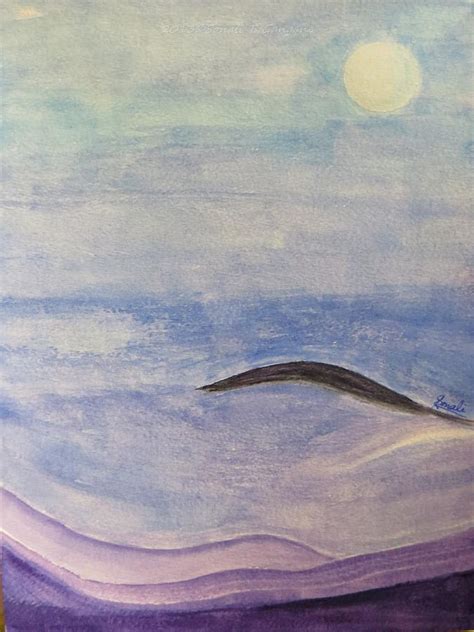 Silver Moon Painting By Sonali Gangane Pixels