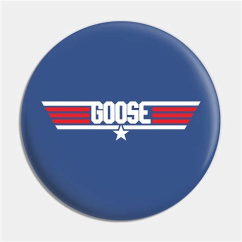 Top Gun Goose Top Gun Pin Teepublic