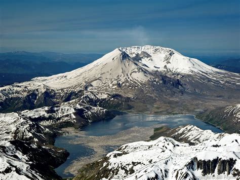 Aerial View Of Mt St Helens Volcano