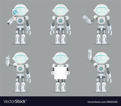 Robot Android Artificial Intelligence Futuristic Vector Image