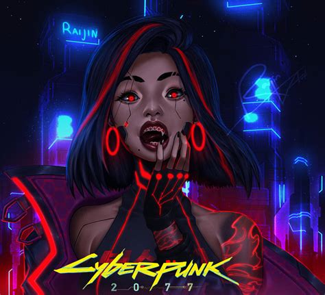 Raijin Art Cyberpunk Girl 2 By Daohiri On Deviantart