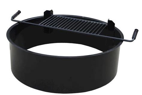 The flame area can be covered with an insert when not in use for even more. 36" Heavy Duty Fire Ring at Menards®