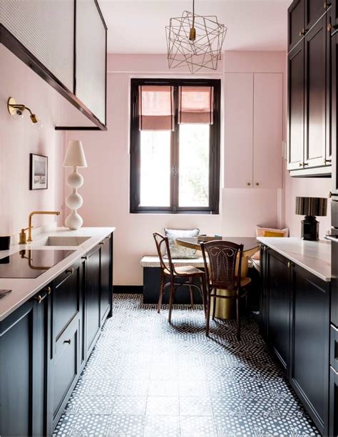 Pin By Kasia Cerazy On Black Pink Kitchen Walls Grey Kitchen