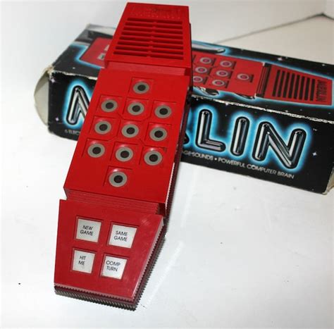 Vintage Merlin Electronic Game Hand Held In Box By That70sshoppe