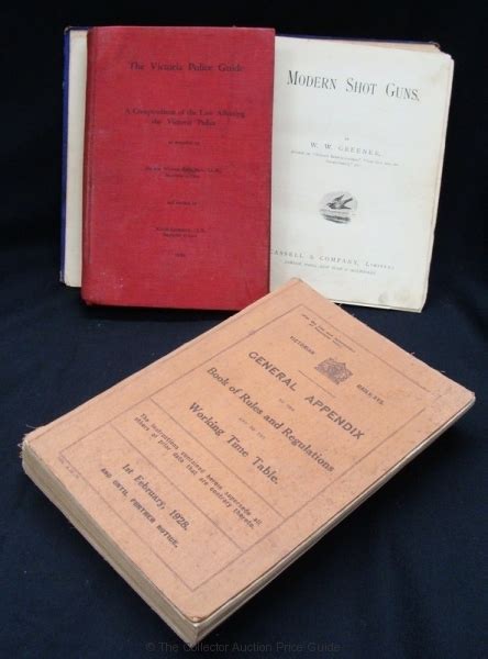 3 X Vintage Hcover Blokey Books 1956 The Victorian Police Guide 1928