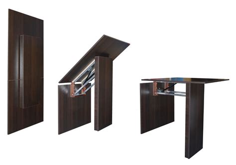 Esta es una mesa con dos sillas plegables de madera con soporte en la pared, ideal para la cocina o para patio de la casa. Mesa Plegable De Pared - Bs. 1,15 en Mercado Libre