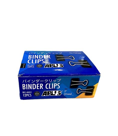 Aplus Binder Clip 15mm 19mm 25mm 32mm 41mm 51mm