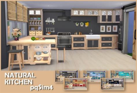 Pqsims4 Natural Kitchen • Sims 4 Downloads