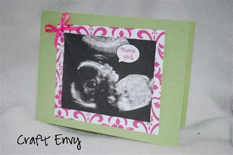 But that's no problem—you can. Baby shower thank you card idea. Scan in your ultrasound ...