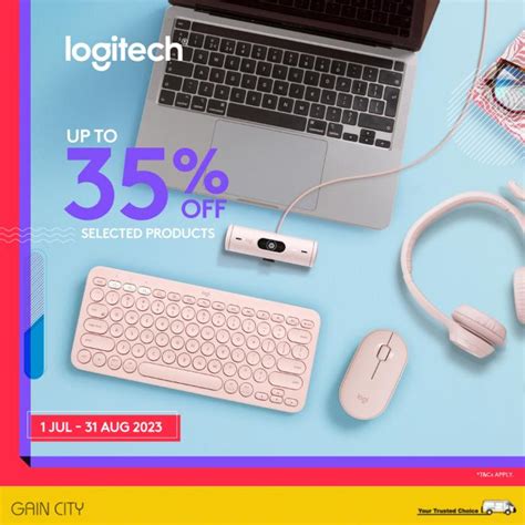 Now Till 31 Aug 2023 Gain City Logitech Promo SG EverydayOnSales