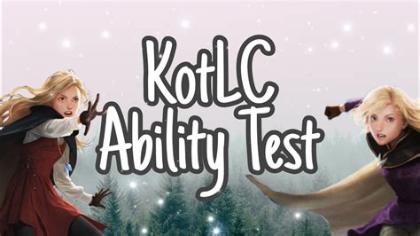 Kotlc Ability Test Keeper Of The Lost Cities Keepercrew Youtube