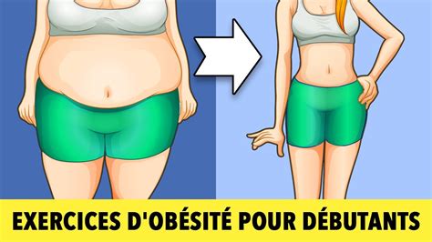 Exercices Obèses Débutants De 5 Jours Pour Perdre Du Poids Youtube