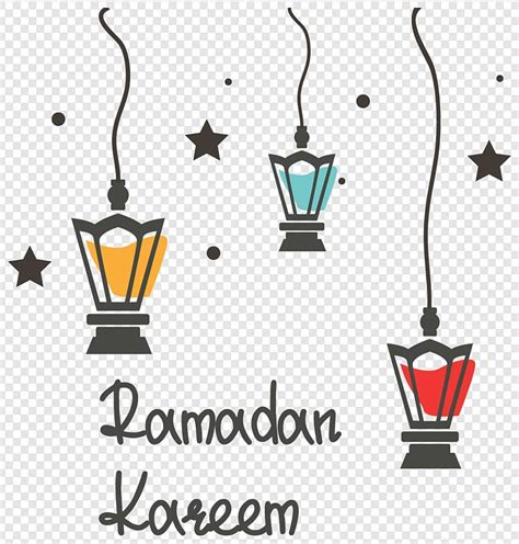 Gambar Ramadan Kareem Candle Kartun Pesta Ramadhan Bulan Ramadhan