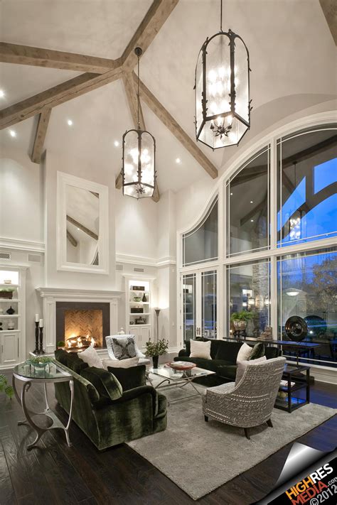 Luxury Living Room With Fireplace Scottsdaleaz Luxurylivingroom