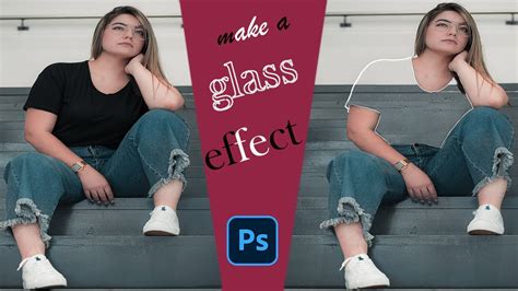 Adobe Photoshop Tutorialhow To Make Glass Effect In Photoshop Youtube
