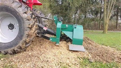 Grinding Stumps With The Woodland Mills Wg24 Stump Grinder And A Load