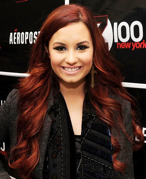 Demi Lovatos Ever Changing Hair Color Us Weekly