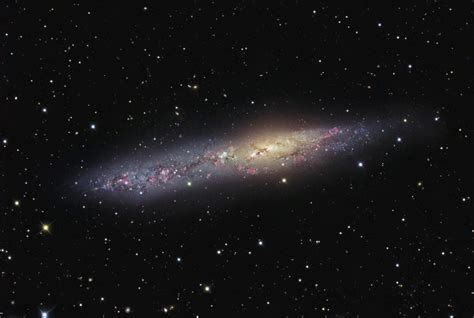 Ngc 55 A Barred Irregular Galaxy In Sculptor Annes Astronomy News