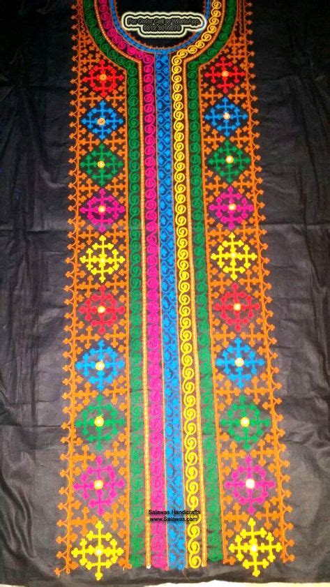 Explore New Sindhi Hand Embroidery Designs Of Shirts And Dresses