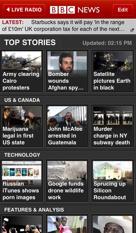 Get the latest news today and enjoy breaking news in a single click! BBC News App Gets iPhone 5 Support - iClarified