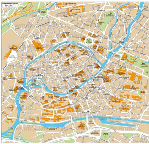 Carte Ville De Strasbourg Voyage Carte Plan