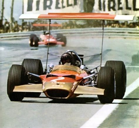 Jochen Rindt Lotus Montjuic Spanish Grand Prix 1969 Formula 1