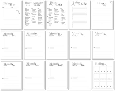 Free Pregnancy Journal And Planner Printable And Digital Version