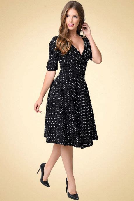 Parcourez notre sélection de pin up robe de mariée : Robe pin up noir a pois blanc