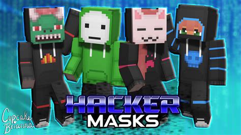 Hacker Masks Hd Skin Pack By Cupcakebrianna Minecraft Skin Pack