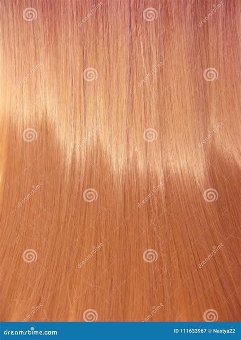 Blond Highlight Hair Texture Background Stock Photo