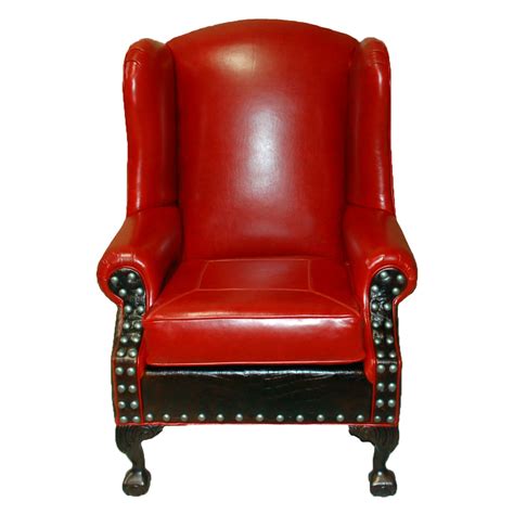 Leather fireside wing chair on for my. Wild Horse Saloon Wing Back Chair