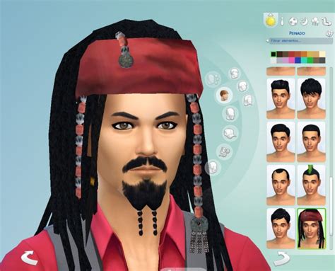 Jack Sparrow Hair By Necrodog At Mod The Sims Sims 4 Updates