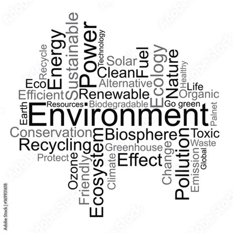 Environment Word Cloud Buy This Stock Vector And Explore Similar