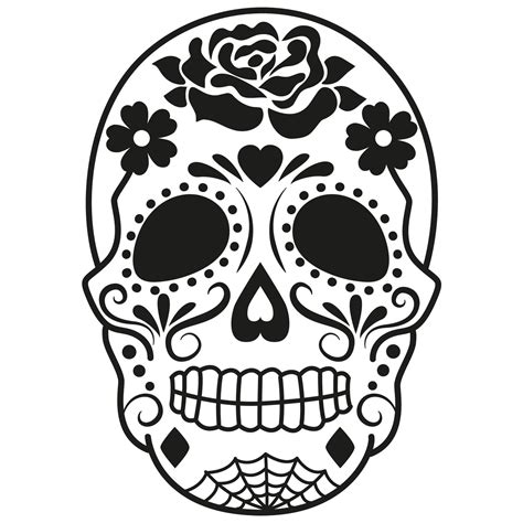 Sugar Skull SVG files for Cricut / Silhouette cut files / | Etsy