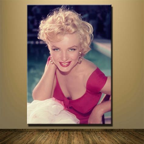 Frameless Sexy Girl Marilyn Monroe Modern Canvas Mural Painting Antique