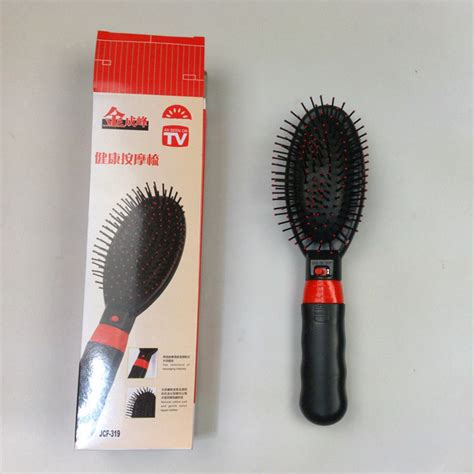 Vibrating hair brush comb massager. On sale Vibrating Hair Brush Comb Electric Head Scalp ...