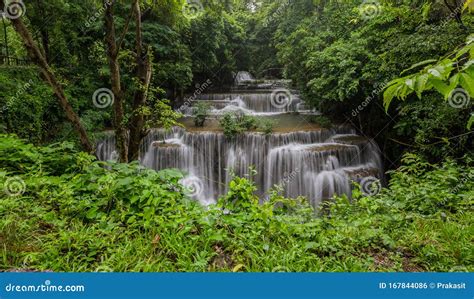 Waterfall That Is A Layer In Thailand Stock Photo Image Of Fall