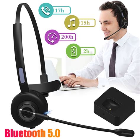 Trucker Bluetooth Headsetcell Phone Headset With Noise Cancelling Mic