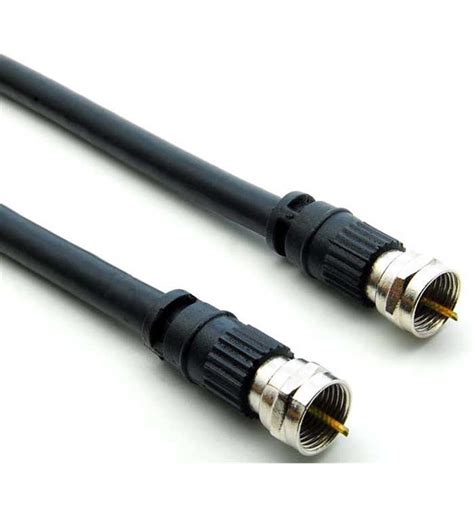 Rg6 Coaxial Cable F Type Black