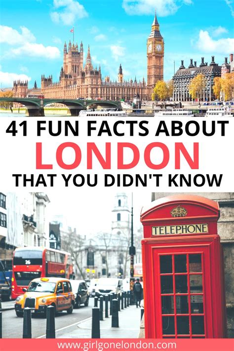 41 Fun And Interesting Facts About London England In 2021 Fun Facts