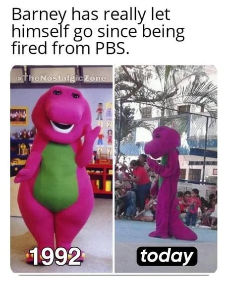 Best Funny Barney The Dinosaur Memes 9gag