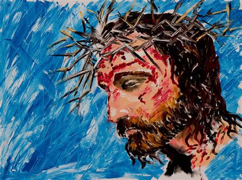 Crown Of Thorns Painting By Jessica Keith