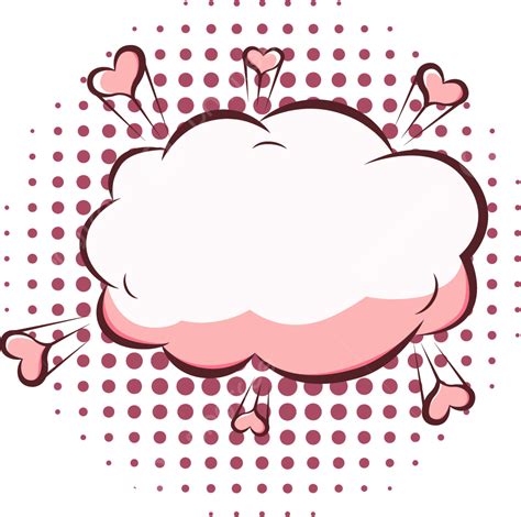 Lindas Nubes Rosas Para El Día De San Valentín Png Ilustración De