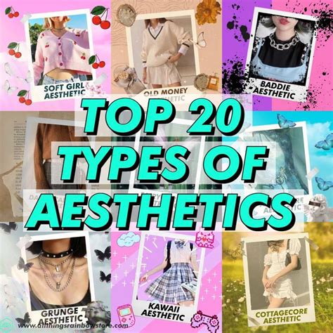 Top 20 Types Of Aesthetics The Most Popular Types Of Aesthetics In