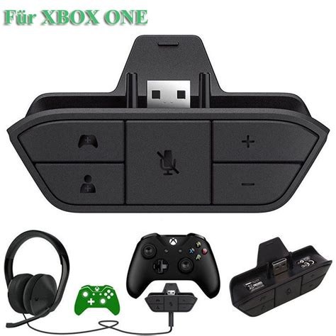 Xbox One Headset Adapter Stereo Headphone Audio Game Adapter For
