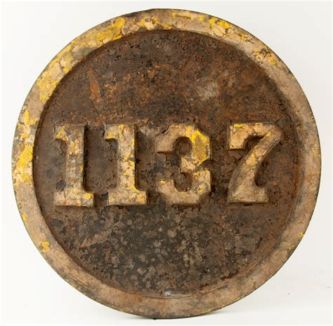 PRR Number Plate #1137 - L1s 2-8-2 Mikado Locomotive - Manifest Auctions