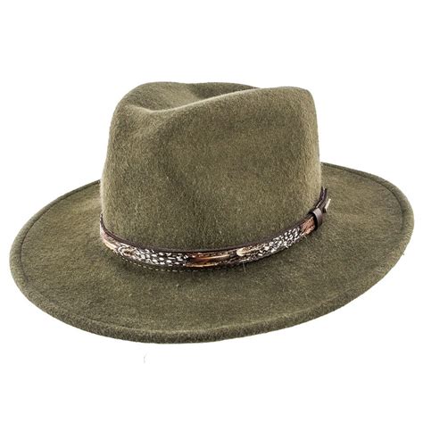 Stetson Expedition Crushable Wool Felt Western Hat Twexpd Vintage