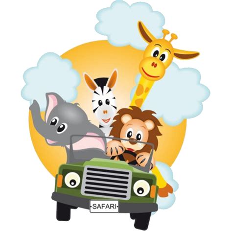 Jungle Clipart Transparent Safari Animals Baby Png Tr