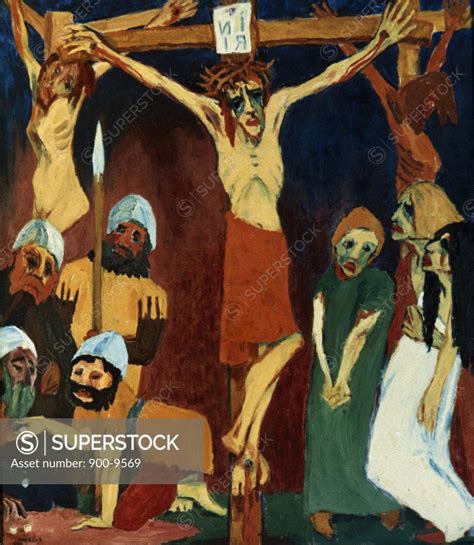 Crucifixion By Emil Nolde 1867 1956 Superstock